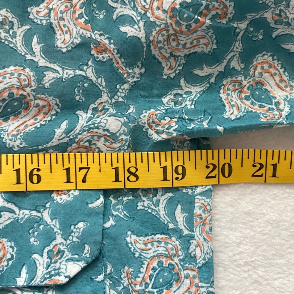 Roller Rabbit Button Down Patch Packets Shirt Xs - image 8